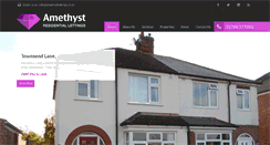 Desktop Screenshot of amethystlettings.co.uk
